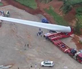 Carrist Vehicle Wind Turbine Blade Transporter