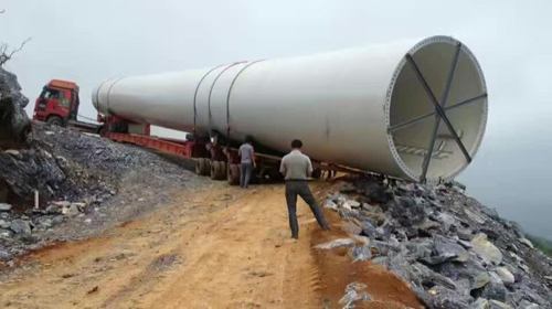 Trailer Menara Angin Wind Tower Trailer