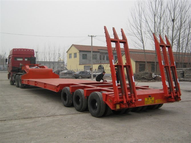 trailer loader rendah low loader trailer